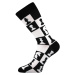 Lonka Woodoo Sólo Unisex trendy ponožky BM000002828600101372 vzor 05 / šach