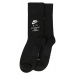 Nike Sportswear Ponožky 'Nike SNKR Sox'  čierna / biela