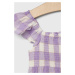 Dievčenské šaty GAP fialová farba, midi, áčkový strih