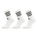 Adidas Ponožky Vysoké Unisex 3-Stripes Cushioned Crew Socks 3 Pairs HT3458 Biela