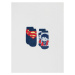 OVS Súprava 2 párov vysokých detských ponožiek SUPERMAN 1627427 Tmavomodrá