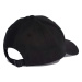 Detská šiltovka ADIDAS BBALL CAP COT BLACK WHITE Kids