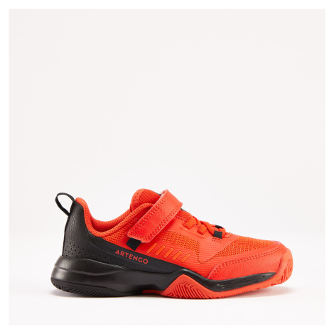 Detská obuv na tenis TS500 Fast suchý zips lávová červená ARTENGO
