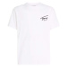 Tommy Jeans  Signature Logo Crew T-Shirt White  Tričká a polokošele Biela