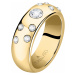 Morellato Luxusný pozlátený prsteň s kryštálmi Poetica SAUZ380 58 mm
