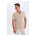 DEFACTO New Regular Fit Short Sleeve Pique Polo T-Shirt