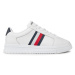 Tommy Hilfiger Sneakersy Supercup Lth Stripes Ess FM0FM04895 Biela