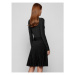 Boss Úpletové šaty C_Illorex 50452381 Čierna Slim Fit