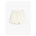 Koton Shorts with Embroidered Embroidered Elastic Waist Lined Cotton.