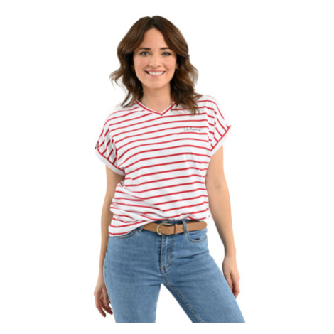 Dámske tričko s krátkym rukávom VOLCANO PORTO-400-RED