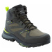 Jack Wolfskin Force Striker Texapore Mid M Lime/Dark Green Pánske outdoorové topánky