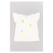 Detské tričko zippy biela farba