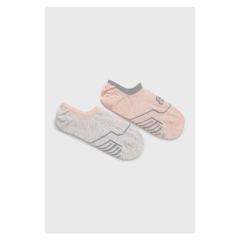 Ponožky Skechers (2-pak) ružová farba