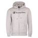 Champion HOODED FULL ZIP SWEATSHIRT Pánska mikina, sivá, veľkosť