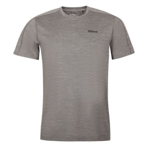 Fitforce SALIM Pánske fitness tričko, sivá, veľkosť