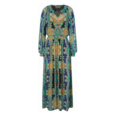 Maxi šaty Cream Multicolor