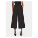 Pinko Culottes nohavice Poseidone 103006 A1N3 Čierna Relaxed Fit