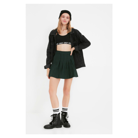 Zelené peplum sukne