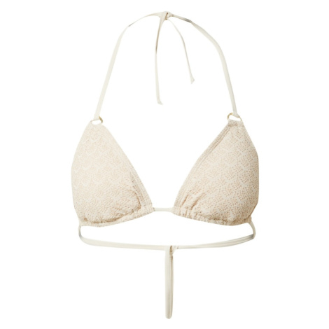 Hunkemöller Bikinový top 'Crochet'  biela ako vlna Hunkemoller