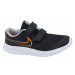 Čierne detské tenisky na suchý zips Nike Star Runner 2