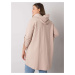 BÉŽOVÁ DÁMSKA MIKINA NA ZIPS S VRECKAMI RV-BL-6795.84-BEIGE