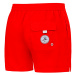 Pánske plavky Self SM27N Travel Shorts Červená