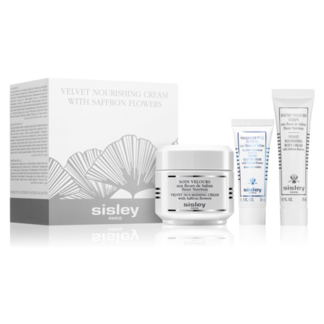 Sisley Velvet Nourishing Cream with Saffron Flowers sada pre starostlivosť o pleť