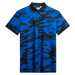 J.Lindeberg Tour Tech Reg Fit Print Mens Neptune Nautical Blue Polo košeľa