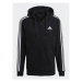 Adidas Mikina Essentials Fleece 3-Stripes Full-Zip Hoodie GK9051 Čierna Regular Fit