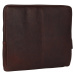 Kožený obal na notebook 13,3" Burkely Lenok - tmavo hnedá