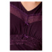 Luxusná dámska nočná košeľa Viola fialová