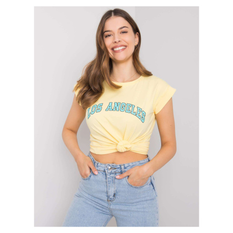 T-shirt-RV-TS-6677.04X-Light Yellow Rue Paris