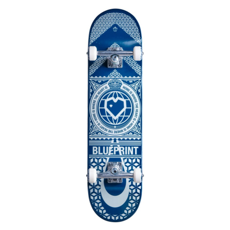 Skateboard Blueprint Home Heart 8" modrý