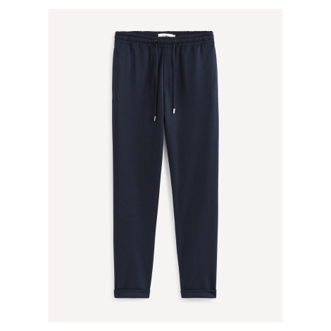 Tmavomodré pánske tepláky Celio