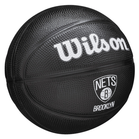 Wilson NBA Team Tribute Mini Brooklyn Nets Size 3 - Unisex - Lopta Wilson - Čierne - WZ4017604XB