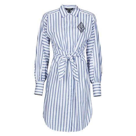 Lauren Ralph Lauren  ESSIEN-LONG SLEEVE-DAY DRESS  Krátke šaty Modrá