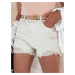 POPGLAM Women's Denim Shorts Light Beige Dstreet