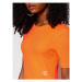 Calvin Klein Jeans Každodenné šaty J20J215679 Oranžová Slim Fit