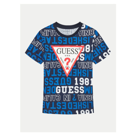 Guess Tričko L4YI04 K8HM3 Farebná Classic Fit