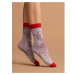 Fiore Woman's Socks Red Rose 40 Den
