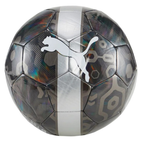 SPORT Futbalová lopta Football Cup 84075 03 Čierna so striebornou - Puma černá s stříbrným vzore