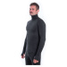 SENSOR MERINO BOLD pánske tričko dl.rukáv roll neck anthracite gray