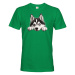 Pánské tričko s potlačou Sibírsky husky - tričko pre milovníkov psov