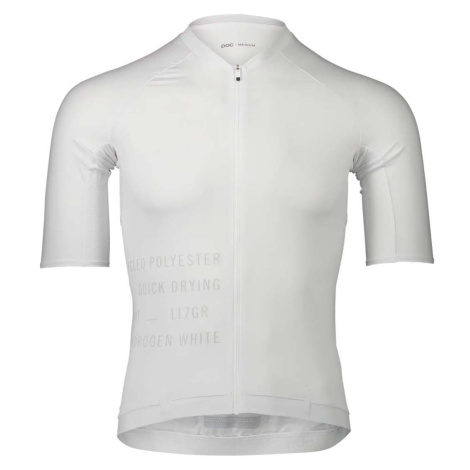 POC Cyklistický dres s krátkym rukávom - PRISTINE PRINT - biela