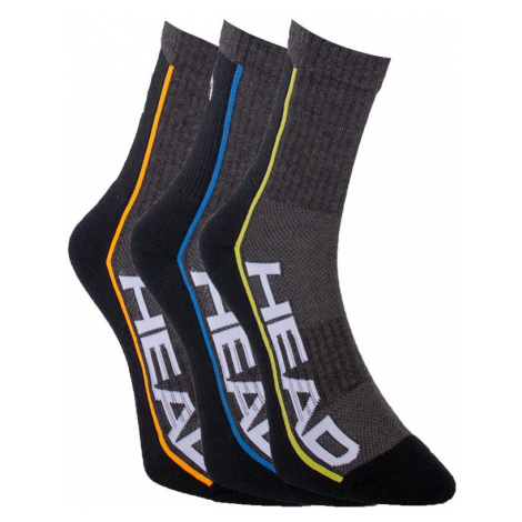 3PACK ponožky HEAD viacfarebné (791010001 002) M