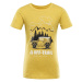 Children's cotton T-shirt ALPINE PRO BIGERO old gold variant pe
