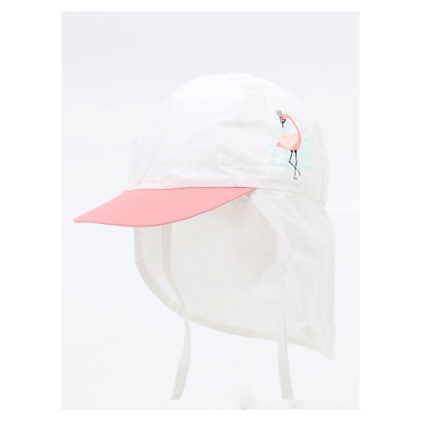 Yoclub Kids's Girls' Summer Hat With Neck Protection CLE-0120G-0100