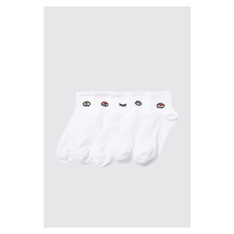 Trendyol White 5-Pack Knitted Socks