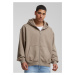 Men's Zip Hoody Brown