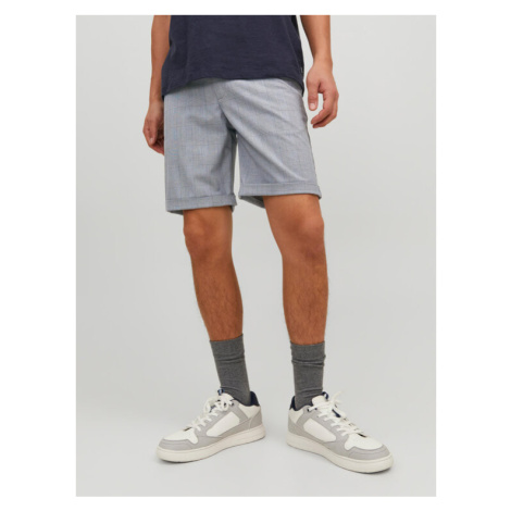 Jack&Jones Bavlnené šortky Connor 12186937 Modrá Regular Fit Jack & Jones